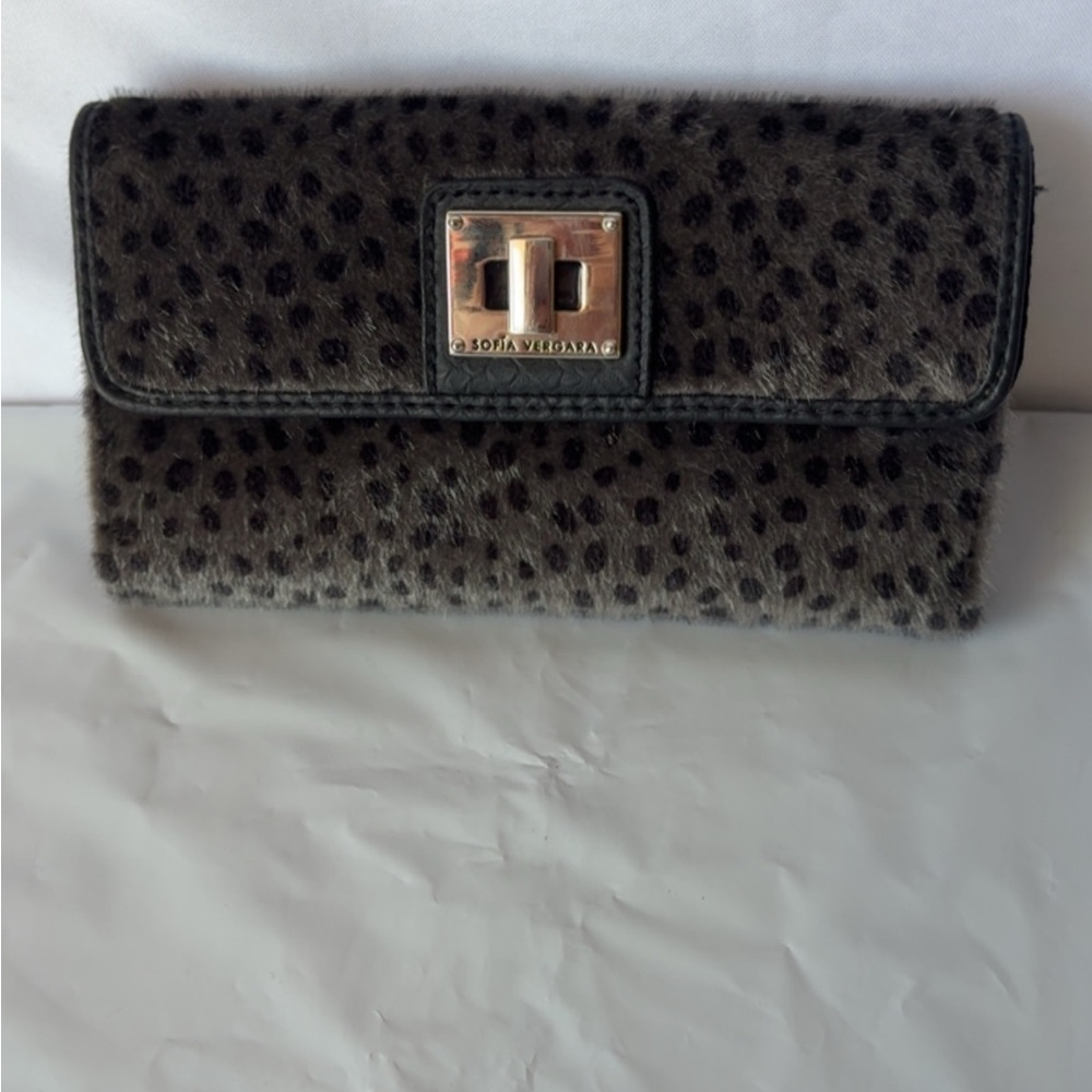 Black Polka Dot Clutch